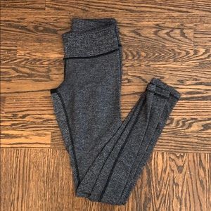 Lululemon black heather leggings